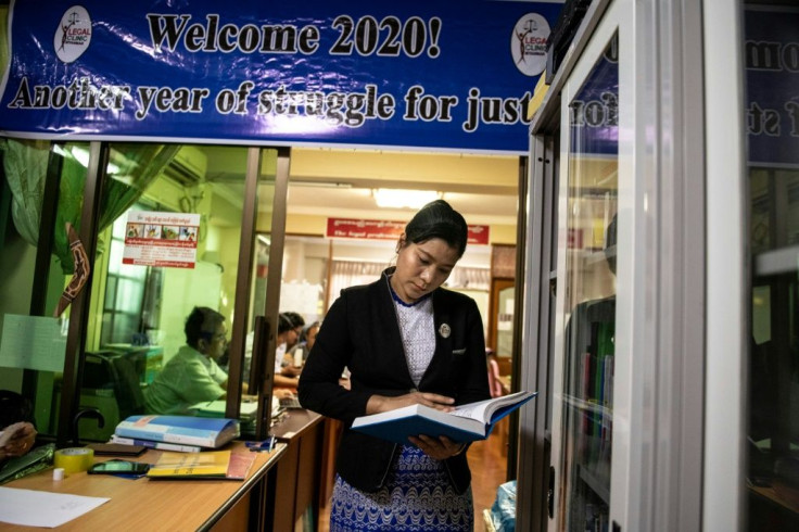 Unlike many rural households, Hla Hla Yee's parents treated their sons and daughters equally and championed her legal ambitions