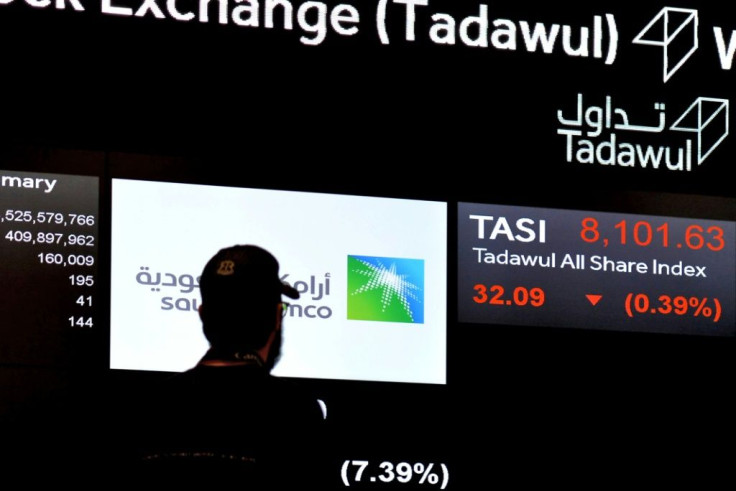 The Saudi stock market, the largest in the region, dived by 7.7 percent minutes after the opening bell after oil prices closed near a four-year low on March 6