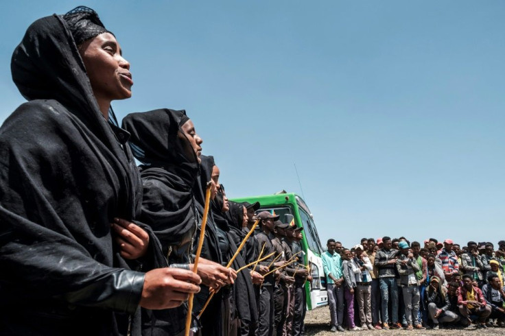 The ceremony took place nearly a year after the March 10 crash that led to the grounding of the Boeing 737 MAX worldwide