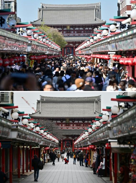 In Tokyo the slump in mainland Chinese visitors - as well as South Koreans - is hammering tourist areas