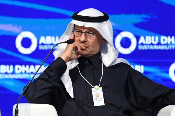 Saudi Energy Minister Prince Abdulaziz bin Salman al-Saud at an Abu Dhabi summit in January