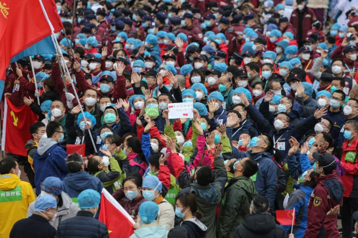 A temporary hospital set up in Wuhan to treat the coronavirus discharged its patients the day before President Xi Jinping arrived in the city - a major sign officials believe the outbreak is under control