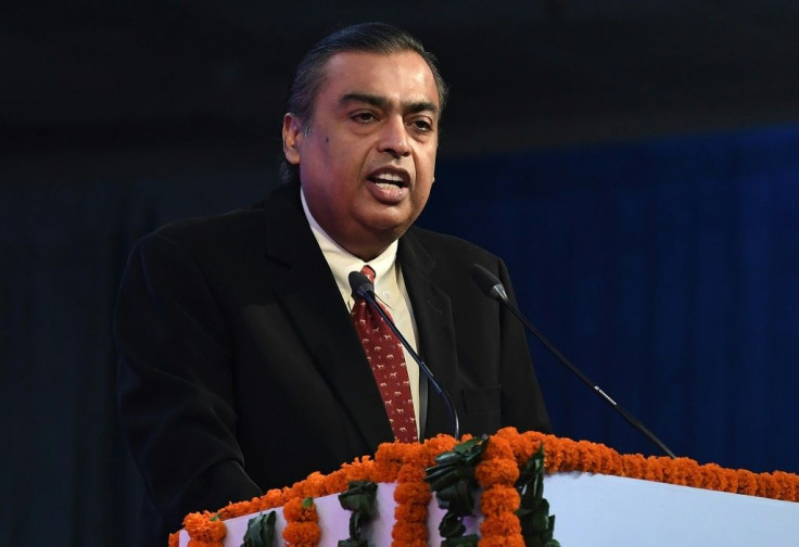 Mukesh Ambani saw his fortune fall $5.8 billion to $41.8 billion in Monday's rout