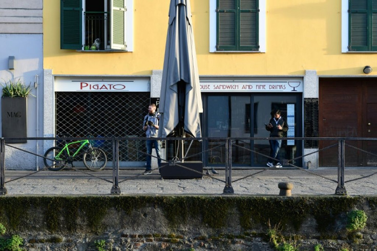 All restaurants and bars across Italy have to shut by evening and can only offer home deliveries