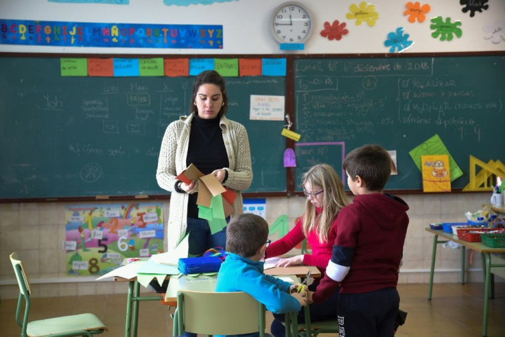 The closures only affect schools in the regions of Madrid, La Rioja  and the Basque city of Vitoria