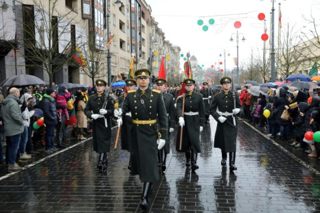 Crowds in Vilnius ignored coronavirus to mark the 30th anniversary of Lithuania's independence from the Soviet Union