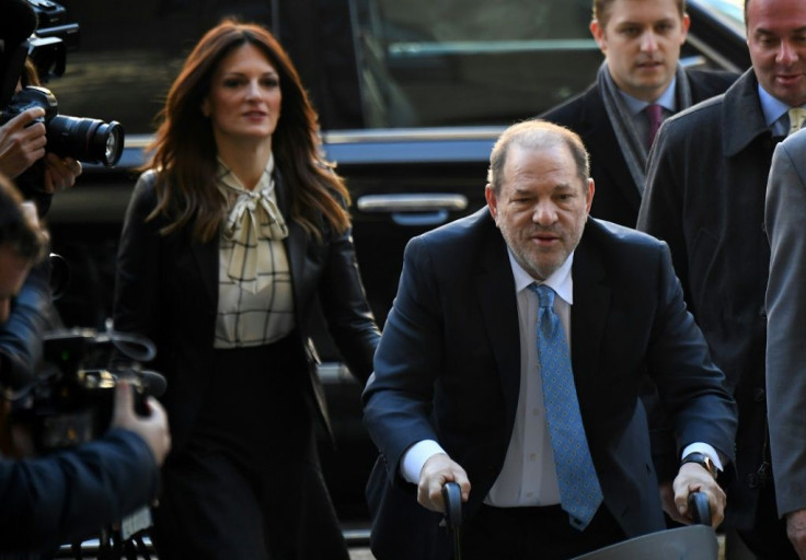 Harvey Weinstein was brought from the notorious Rikers Island jail into the Manhattan criminal court in a wheelchair