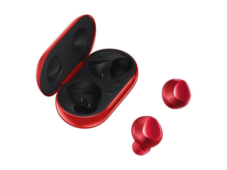 Samsung Galaxy Buds+ in red