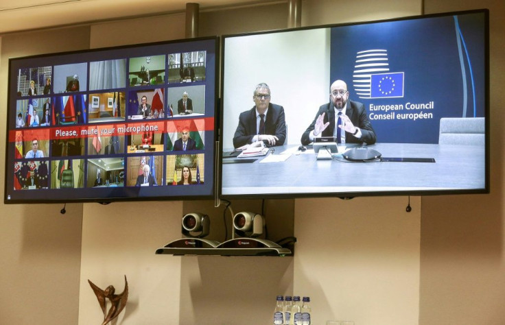 European Commission and European Council presidents Ursula von der Leyen and Charles Michel discussed with other senior officials the continent's response to the coronavirus in a conference call, urging cooperation to combat a global crisis