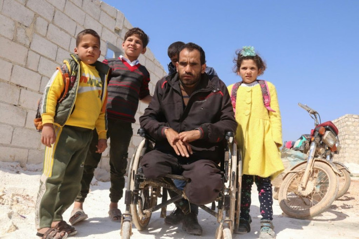 Ibrahim al-Ali and his family are among nearly one million people who have been displaced in northwestern Syria since December by a Russia-backed regime offensive