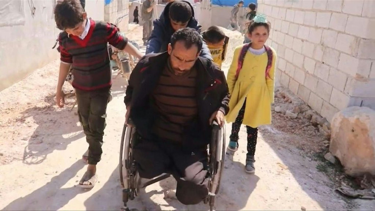 First he lost three fingers, later his hearing in one ear. The next time, he lost his legs and eyes. Ibrahim al-Ali was wounded every time he tried to escape Syria's war.