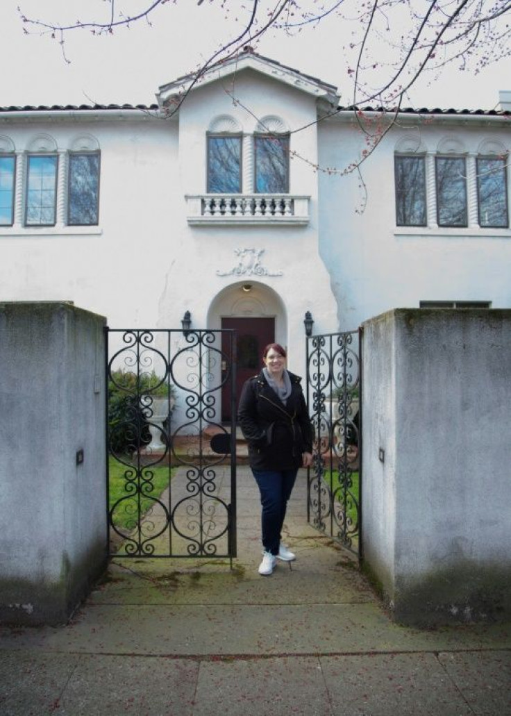 Because she didn't have the most common COVID-19 symptoms like a cough or shortness of breath, Elizabeth Schneider (pictured outside her house in Seattle) thought she "definitely" did not have the virus