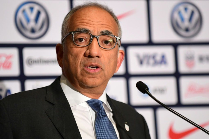 Carlos Cordeiro has stepped down as US Soccer Federation president amid uproar over language branded sexist in court documents filed in the US women's team gender discrimination lawsuit against the federation