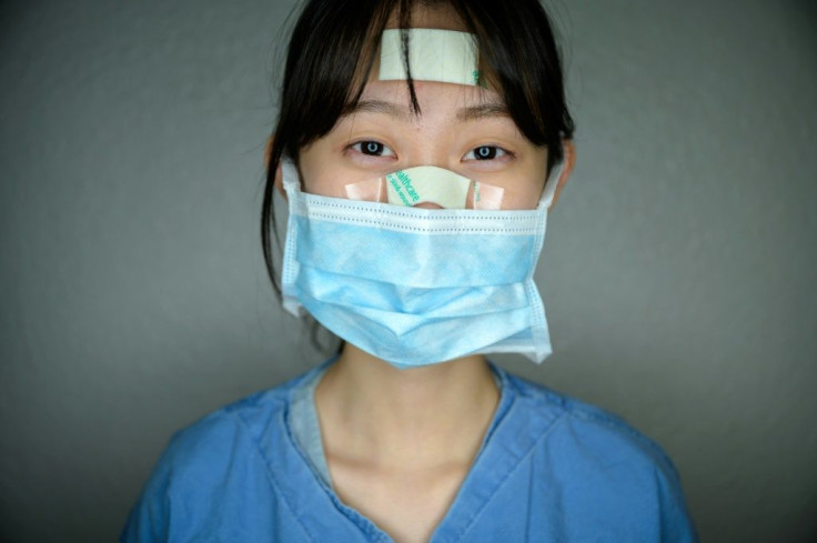 One poster shared online told the nurses: 'You guys are truly heroes to me'