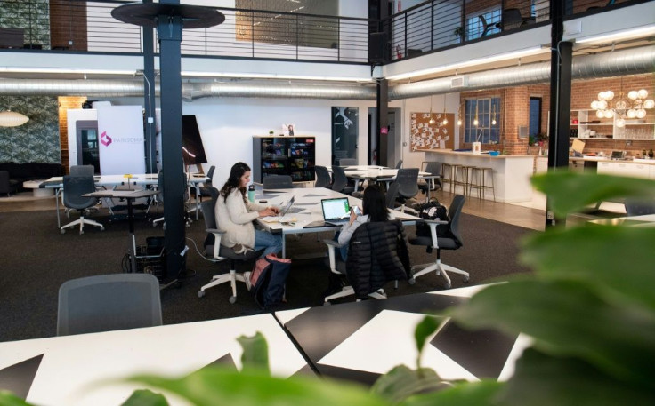 The work-from-home phenomenon has left many offices, including co-working spaces like this one in San Francisco, largely abandoned