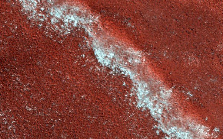 Ice Cap On Mars