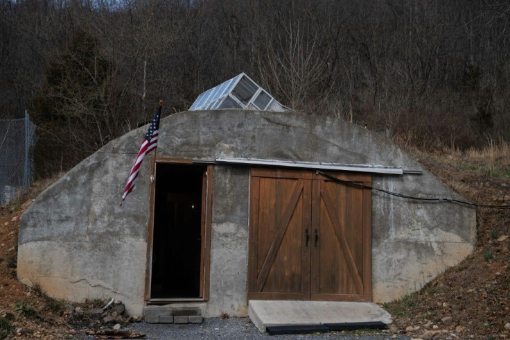 A bunker is seen at Fortitude Ranch in Mathias, West Virginia