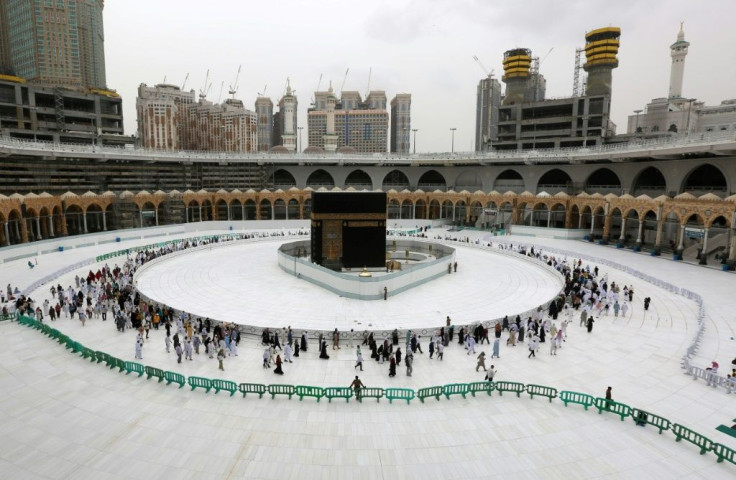 Mecca's Grand Mosque, Islam's holiest site, has been almost empty as the kingdom tackles the virus