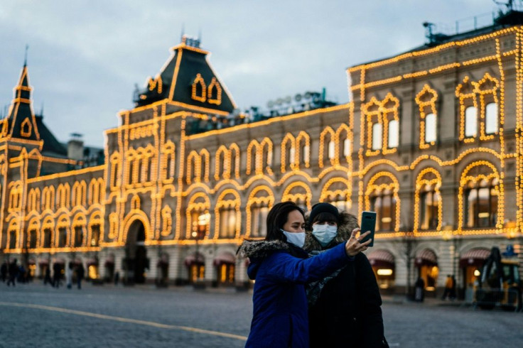 Face masks and anti-bacterial hand gel are almost unobtainable in Moscow