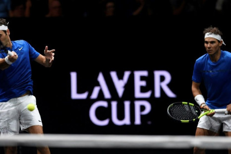 Roger Federer and Rafael Nadal team up at the 2017 Laver Cup
