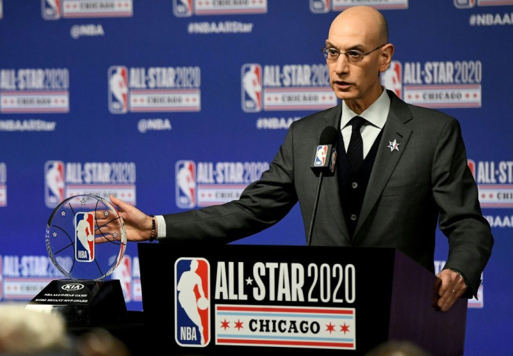 Adam Silver has defended the league's testing of players for the new coronavirus