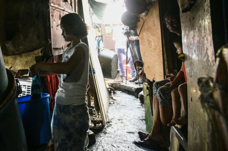 Homes in these slums are tightly-packed, tiny spaces that are only big enough for sleeping and lack running water