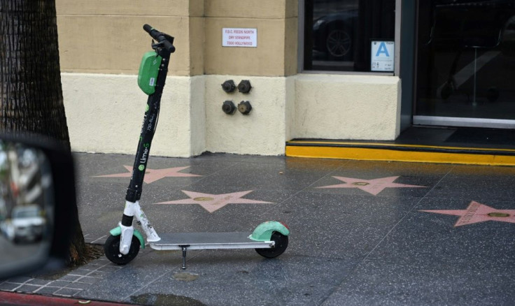 Lime company said it was pulling its popular scooter -- seen her in US entertainment capital Hollywood -- from most of Europe