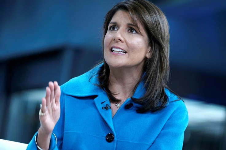 Nikki Haley resigned from Boeing's board of directors, saying she was philosophically opposed to company efforts to garner a government bailout