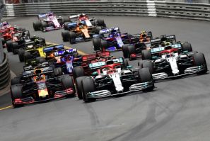 Highlight: World champion  Lewis Hamilton leads last year's Monaco Grand Prix