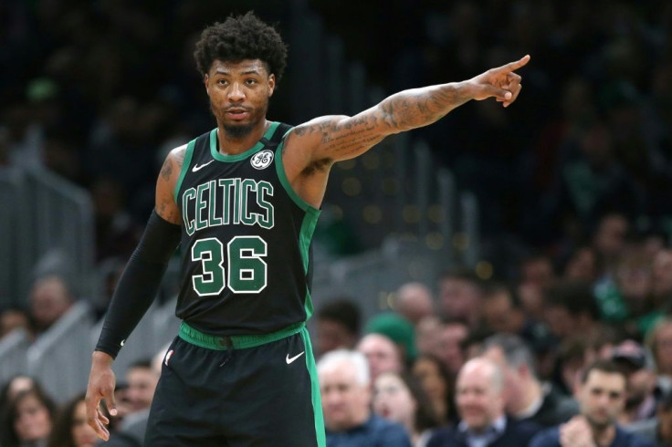 Boston Celtics Marcus Smart urged young people to take the health threat seriously