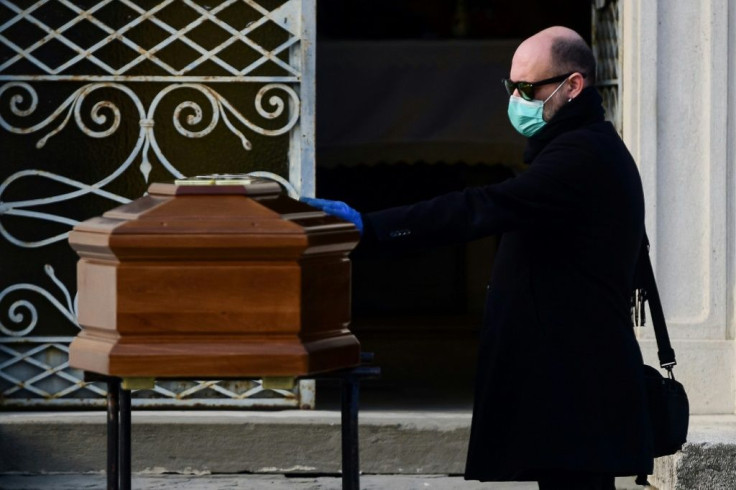 Italy's mortality rate among those infected with the virus is a relatively high 8.6 percent