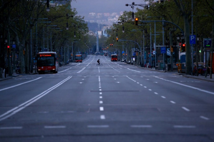 The shutdown in Spain has emptied the streets of the main cities, such as Barcelona