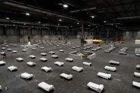 Madrid's regional government released this photo of a temporary hospital set up at the Ifema Convention Centre to cope with the crisis