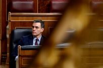 Spain's Prime Minister, Pedro Sanchez, pictured March 18, 2020, warned that 'the worst is yet to come' for his country's fight against COVID-19