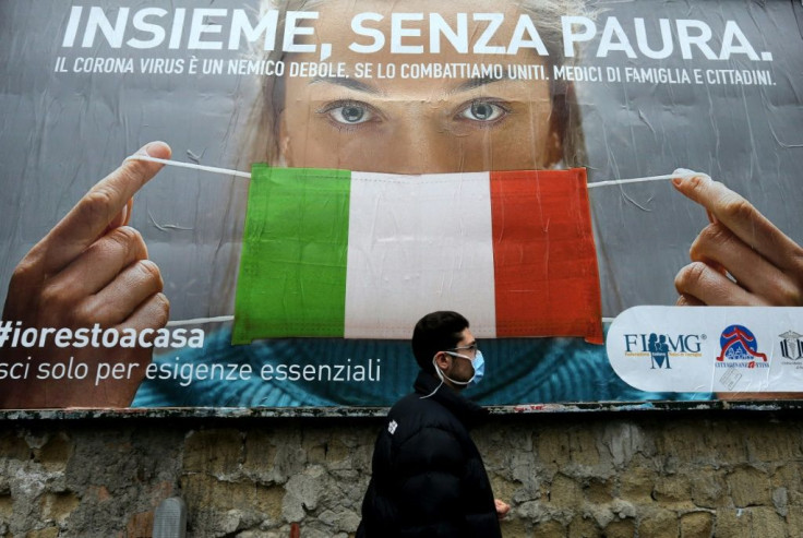 A small drop in the number of daily deaths in Italy "is a sign that we welcome positively", the government's scientific committee expert Franco Locatelli said