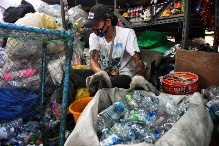 Chak Daeng temple is famous for a campaign led by its environmentally conscious abbot to produce robes from the 15 tonnes of plastic bottles it receives every month