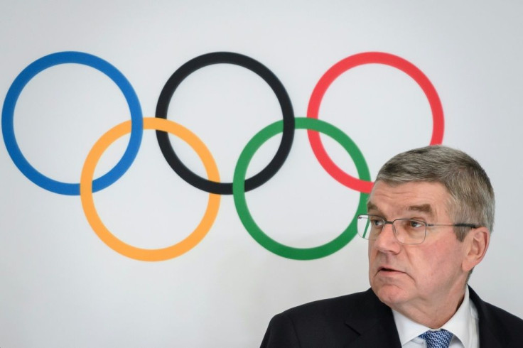 IOC president Thomas Bach says postponing the Olympics now would be "premature"