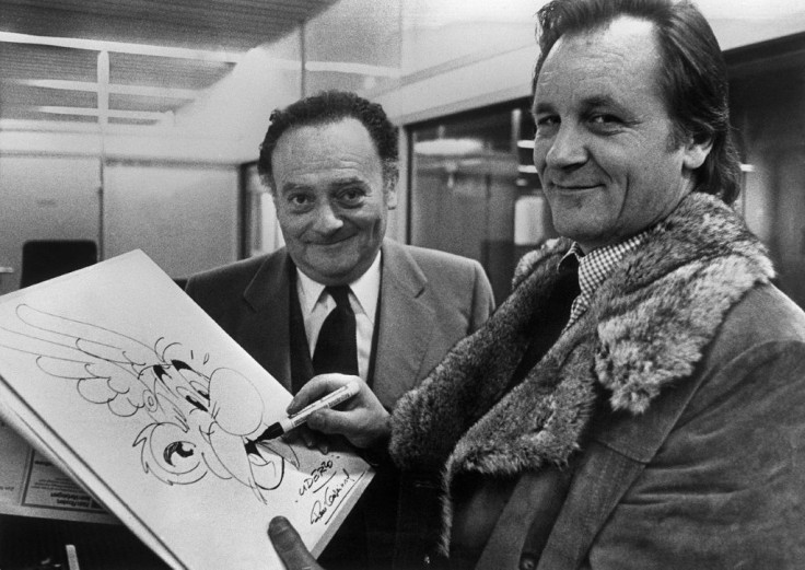"Asterix" creators Albert Uderzo, right, and Rene Goscinny in the 1970s.