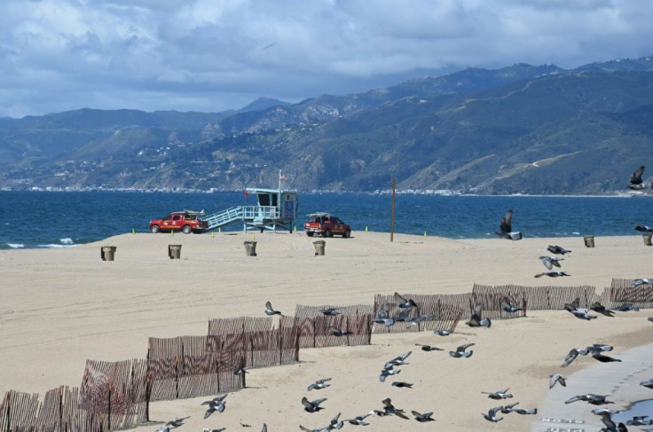 California beaches are empty during the state's coronavirus lockdown, a far cry from the weekend before when thousands ignored the governor's orders and headed outside