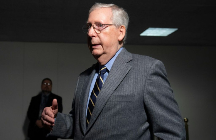 Senate Majority Leader Mitch McConnell hailed the massive 'wartime level of investment into our nation'