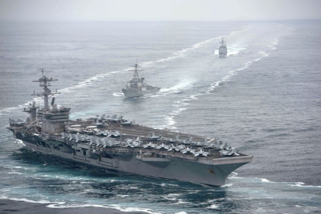 The USS Theodore Roosevelt aircraft carrier has more than 5,000 personnel on board