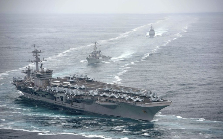 The USS Theodore Roosevelt aircraft carrier has more than 5,000 personnel on board