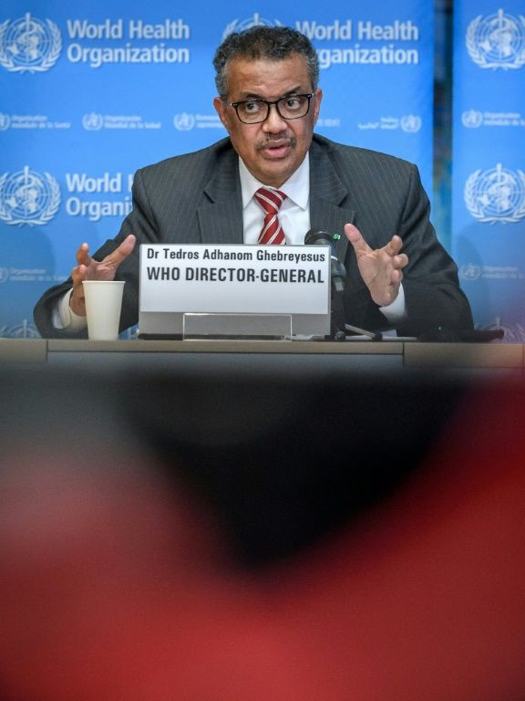 WHO chief Tedros Adhanom Ghebreyesus has dismissed claims that he and his team have bowed to Chinese pressure