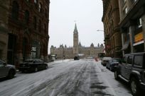Parliament of Canada, pictureduring morning d rush hour March 23, 2020 in Ottawa