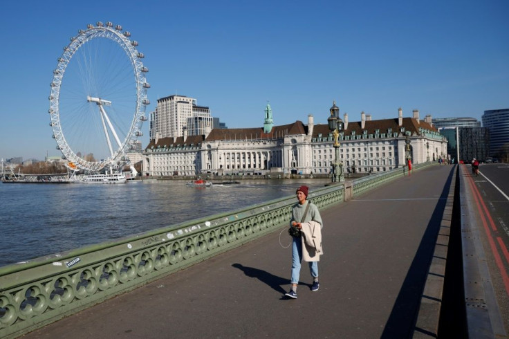 A deserted central London