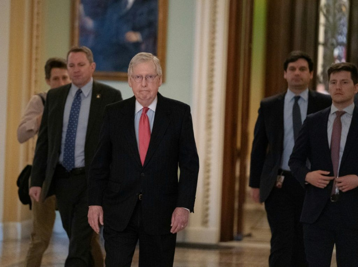Senate Majority Leader Mitch McConnell called the $2 trillion package needed because the US is on "wartime footing"