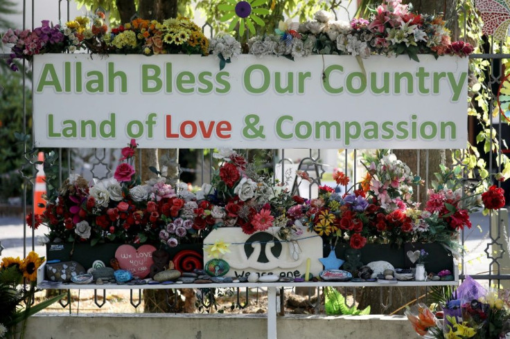 Flowers and messagesÂ are seen outside theÂ Al Noor mosque,Â ahead of the firstÂ anniversary of the Christchurch mosque shootings in mid-March