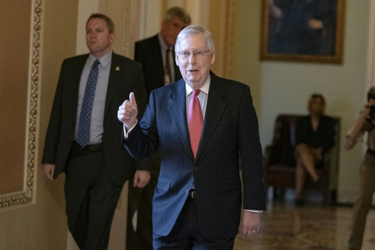 US Senate Majority Leader Mitch McConnell helped shepherd through the Senate a massive $2 trillion rescue package aimed at helping suffering Americans and an economy blighted by the coronavirus pandemic