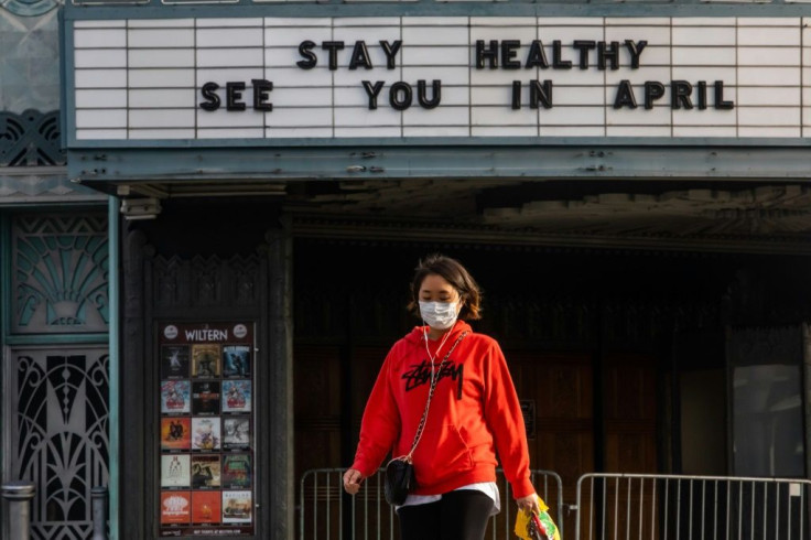 Businesses like this one in Los Angeles are shut down in a bid to help curb the spread of the deadly coronavirus -- but that means people are out of work