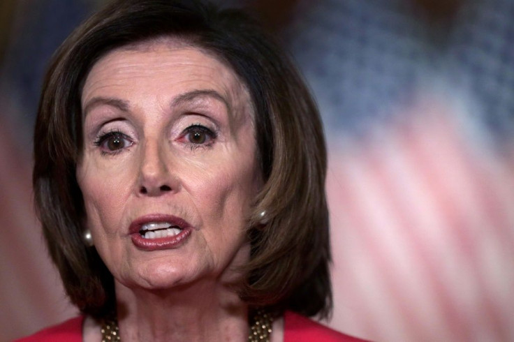 US House Speaker Nancy Pelosi speaks on the coronavirus crisis on March 23, 2020